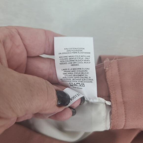 Express Corset style lace up Y2K vibes women's shorts rose pink Mid rise Size 8 - Picture 8 of 9